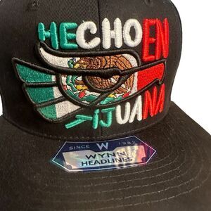 Mexican Hecho En Tijuana Eagle Aguila Flat Bill Snapback Hat Cap Mexico NEW